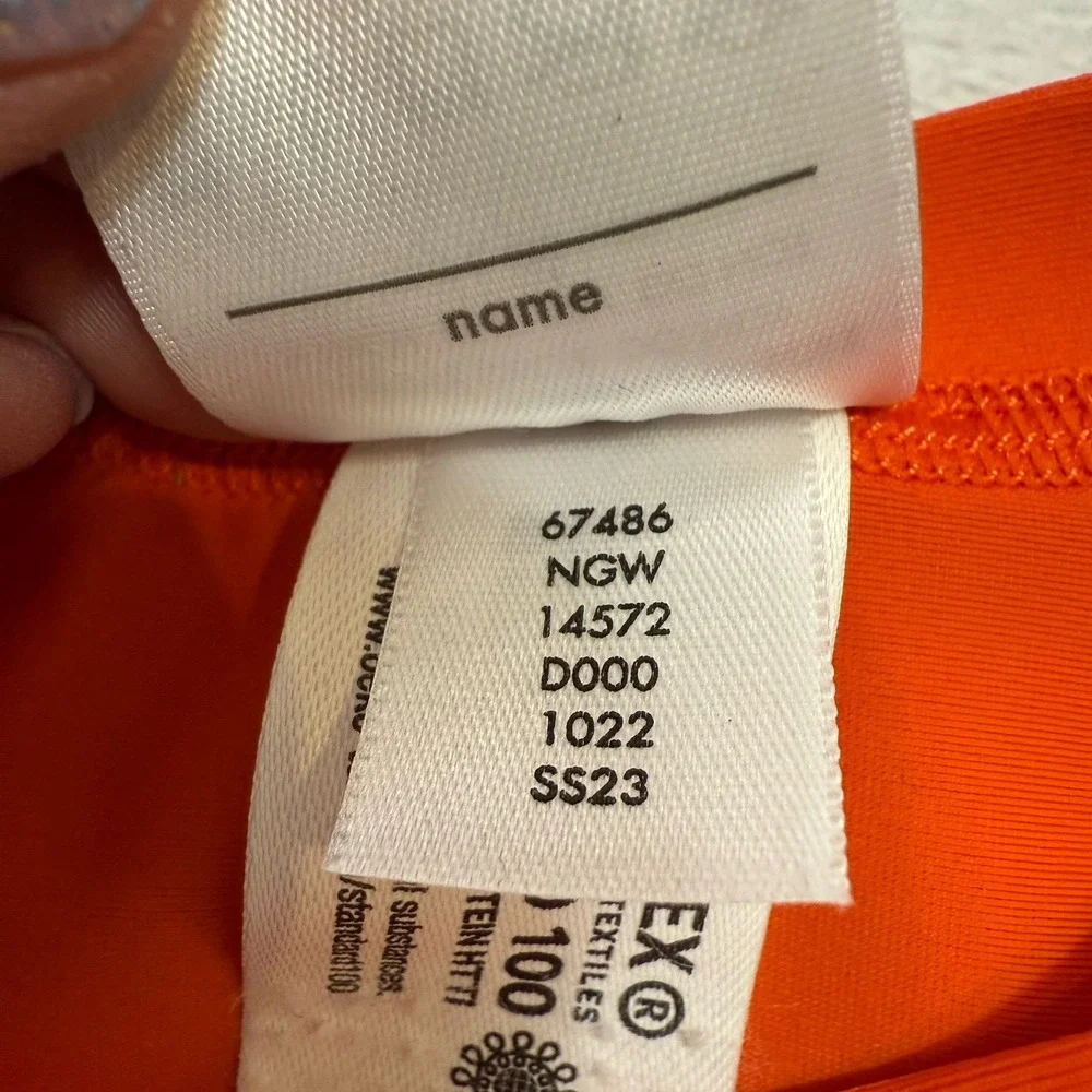 Hanna Andersson kids‎ short sleeve rash guard 100/4 orange